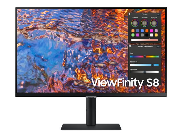 Buy SAMSUNG S8 Viewfility 27inch 16:9 UHD IPS 5ms HDR400 HAS/Swivel/Pivot/Tilt HDMI/DP/USB-C 90W/LAN USB3 Hub Black at lowest price from Digiteq.com