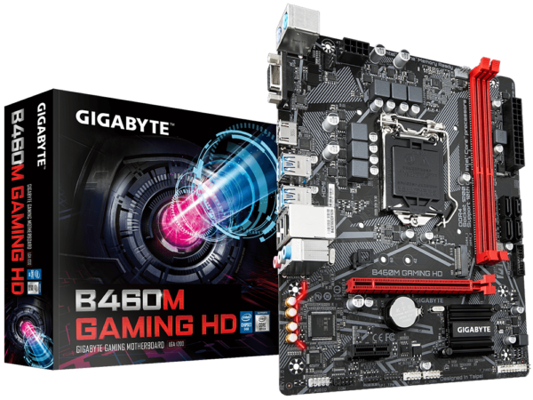 Buy GB B460M GMING HD GB B460 4xDDR4 4xSATA3 RAID        HDMI       VGA 1xM2 GLAN 1xPCIEx16 1xPCIEx1 at low price from digiteq.com