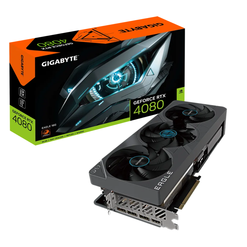Buy GB N4080EAGLE-16GD GIGABYTE NVIDIA RTX4080 HDMI DP 256B 16GB ACTIVE at low price from digiteq.com