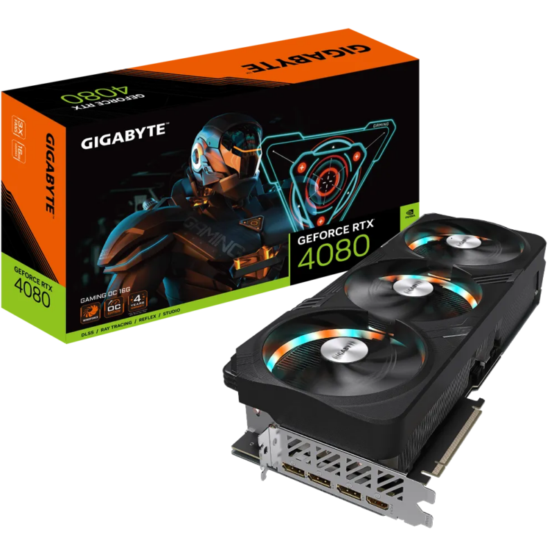 Buy GB N4080GAMING OC-16GD GIGABYTE NVIDIA RTX4080 HDMI DP 256B 16GB ACTIVE at low price from digiteq.com
