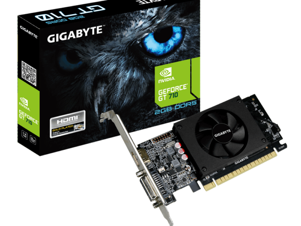 Buy GB N710D5-2GL GIGABYTE NVIDIA GT710 HDMI DVI-I 64B 2GB ACTIVE at low price from digiteq.com