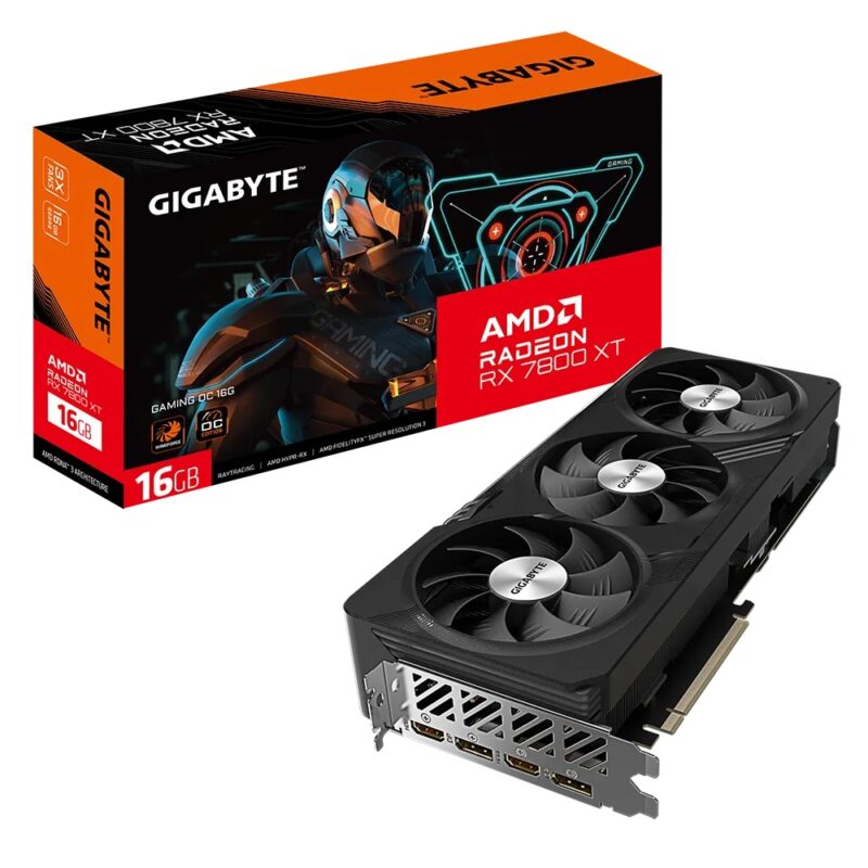 Buy GB R78XTGAMING OC-16GD GIGABYTE AMD RX7800XT HDMI DP 256B 16GB ACTIVE at low price from digiteq.com