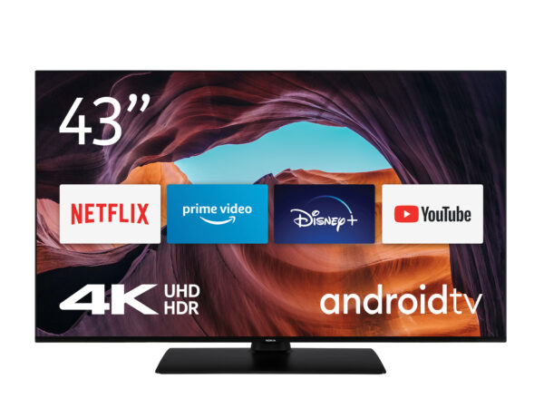 Buy NOKIA 43 SMART TV 4300A 4K NOKIA 43 UHD 4K HDMI D-SUB USB AUDIO HDR ANDROID TV at low price from digiteq.com