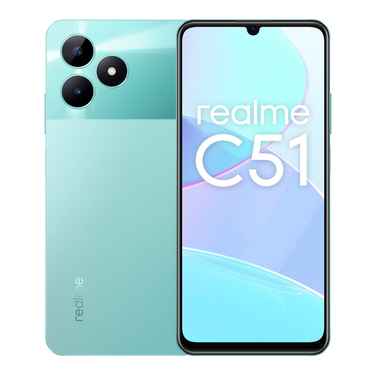 Buy REALME C51 RMX3830 4+128 GREEN at low price from digiteq.com