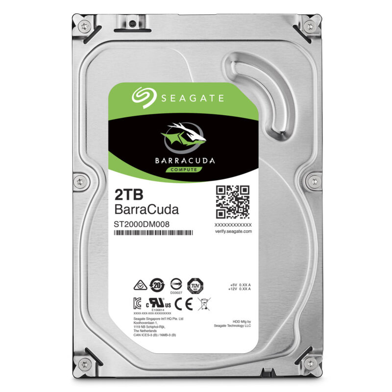 Buy 2T SG ST2000DM008 3Y WARR SEAGATE HDD 2TB INT DESKTOP SATA3 3.5'' RPM7200 256MB at low price from digiteq.com