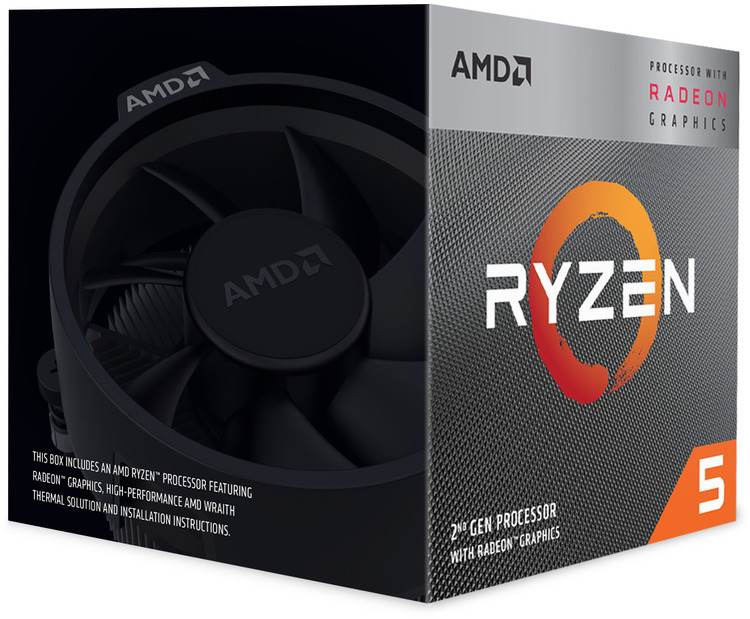 Buy AMD RYZEN 3 3400G 3.7G /BOX AMD RYZEN 5 AM4 3.7GHZ 4CORES INTVGA FAN 65W DESKTOP at low price from digiteq.com