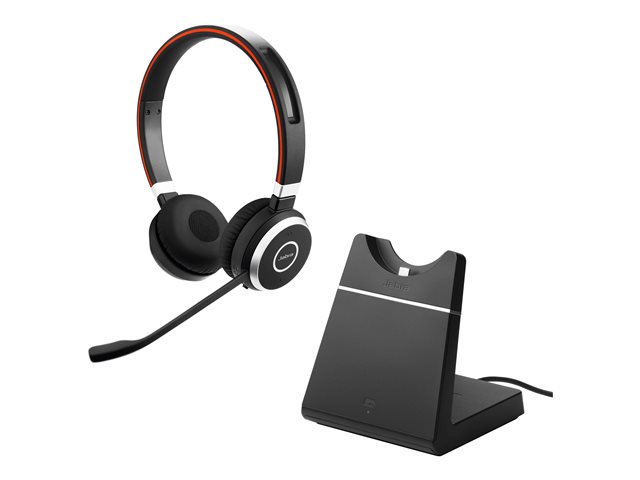 Buy JABRA Evolve 30 II MS stereo Headset on-ear wired USB 3.5 mm jack Certified for Skype for Business at lowest price from Digiteq.com
