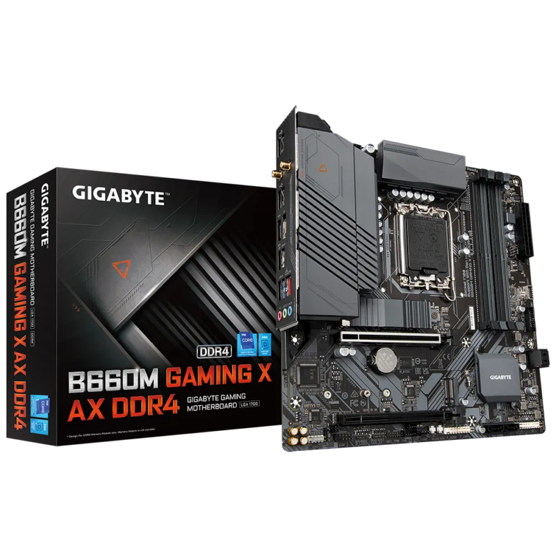 Buy GB B660M GAMING X AX DDR4 GB B660 4xDDR4  4xSATA3  RAID HDMI DP           2xM2 GLAN        2xPCIEx16               WiFi at low price from digiteq.com