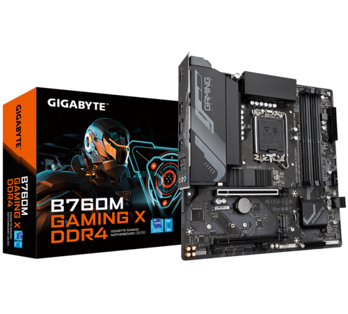 Buy GB B760M GAMING X DDR4 GB B760 4xDDR4  4xSATA3  RAID HDMI DP           2xM2 GLAN        2xPCIEx16 at low price from digiteq.com