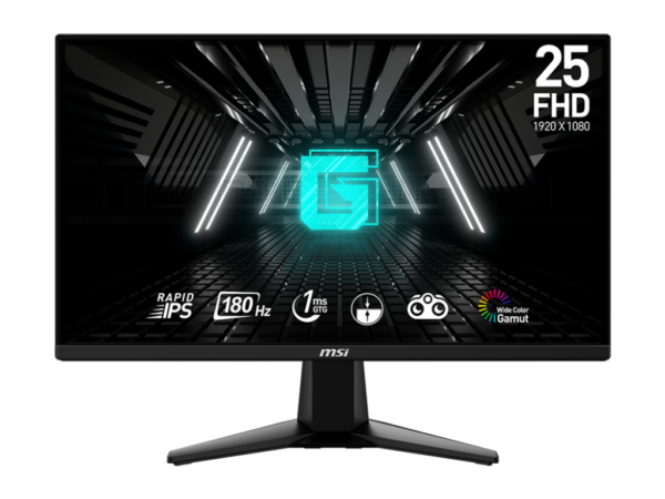 Buy MSI 24.5 G255F MSI 24.5 FHD 180Hz IPS 1ms 16:9 HDMI DP REESYNC at low price from digiteq.com