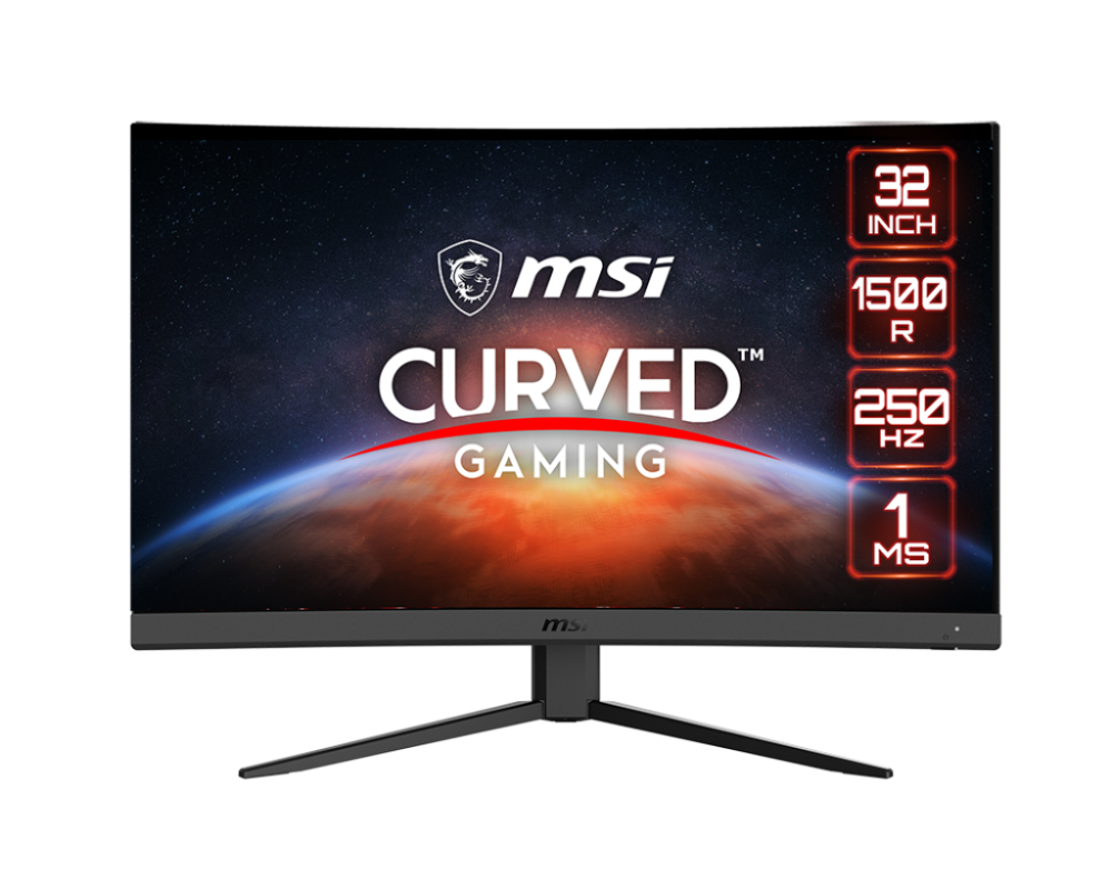 Buy MSI 32 G32C4X MSI 31.5 FHD 250Hz VA 1ms 16:9 HDMI DP CURVED at low price from digiteq.com