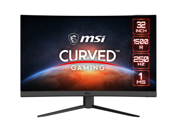 Buy MSI 32 G32C4X MSI 31.5 FHD 250Hz VA 1ms 16:9 HDMI DP CURVED at low price from digiteq.com