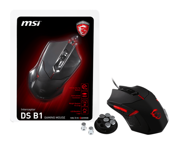 Buy MSI INTERCEPTOR DS B1 GAMING MSI WIRED OPTICAL BLACK GAMING at low price from digiteq.com