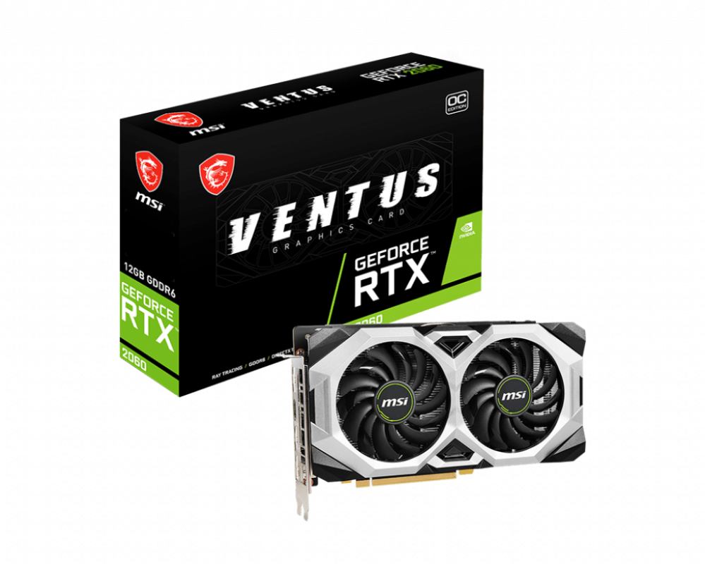 Buy MSI RTX2060 VENTUS 12G OC MSI NVIDIA RTX2060 HDMI DP 192B 12GB ACTIVE at low price from digiteq.com
