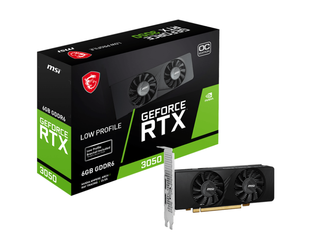 Buy MSI RTX3050 LP 6G OC MSI NVIDIA RTX3050 HDMI DP 96B 6GB ACTIVE at low price from digiteq.com