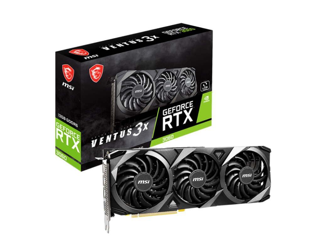 Buy MSI RTX3060 VENTUS 3X 12G at low price from digiteq.com