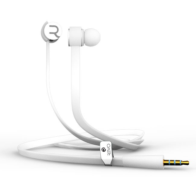 Buy REVOBEATS VT-MJ71 WHITE REVO EARPHONES WIRED 3.5MM MIC at low price from digiteq.com