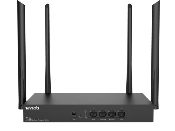 Buy TENDA W15E WL AC1200 ROUTER TENDA HOTSPOT ROUTER GB AC1200 4 ANTENNAS DUAL BAND 2.4GHZ 5GHZ at low price from digiteq.com